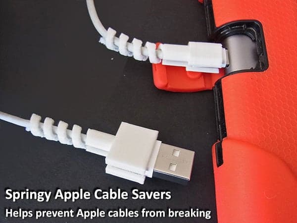 Пружинные держатели кабелей Apple