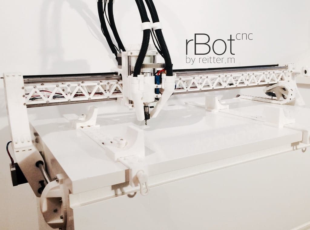 RBot — полностью напечатанный на 3D-принтере Чпу
