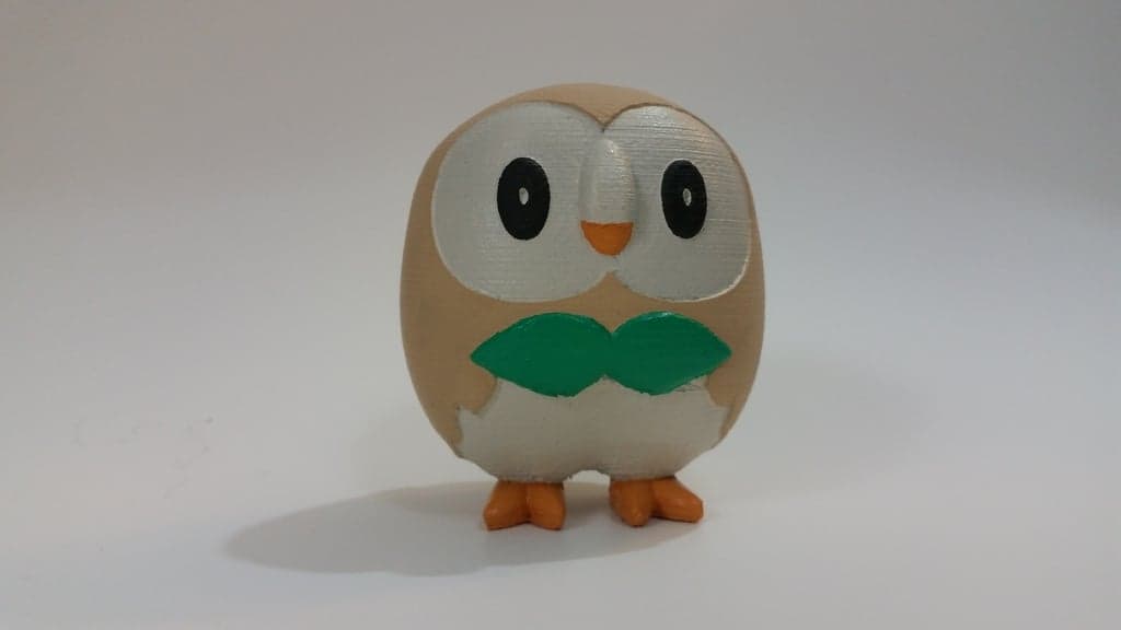 Rowlet - Стартер для травы Pokemon Sun & Moon