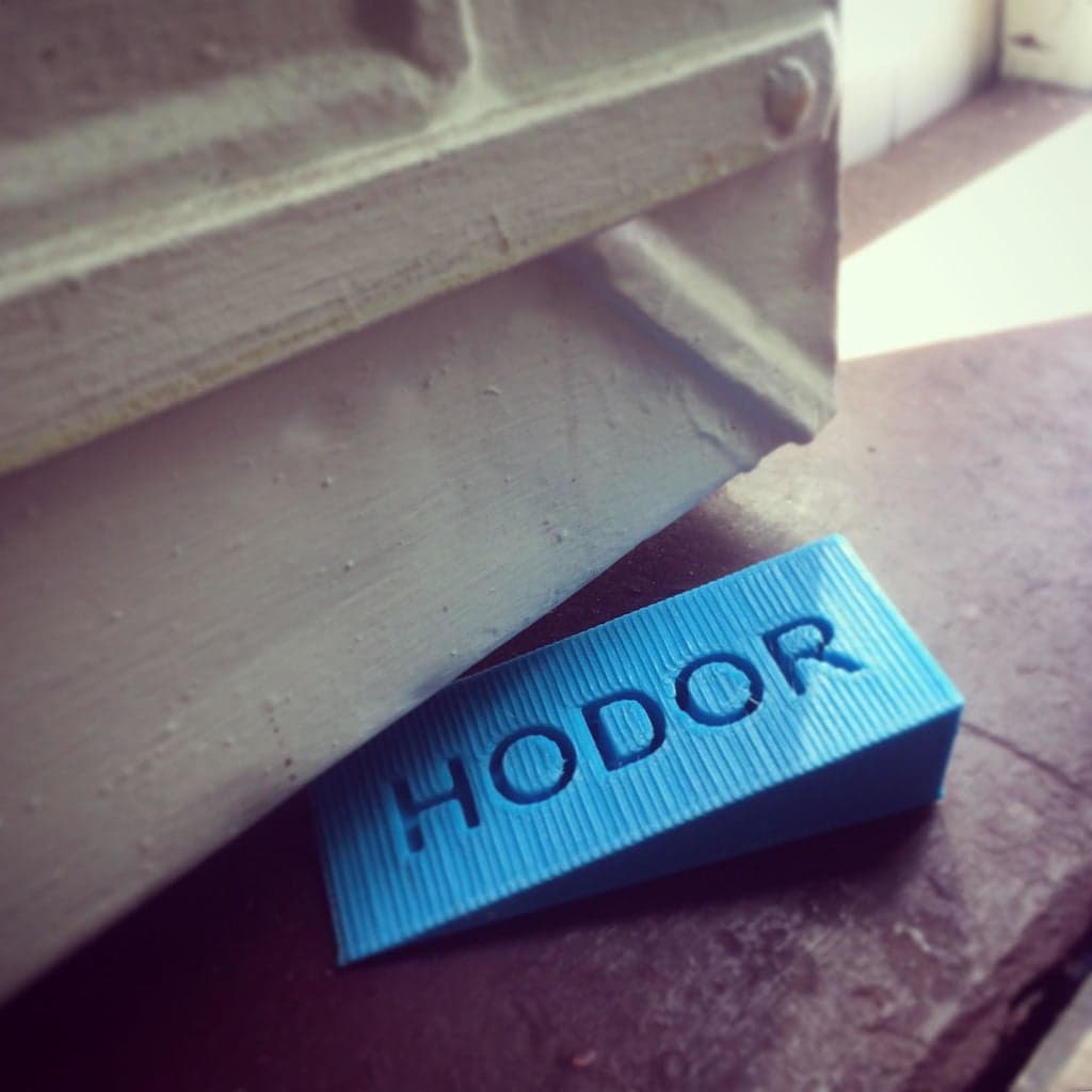 Дверной стопор Ходора — Игра престолов https: / / 3dprint.com / 136169 / ten-3d-для печати-things-hodor /