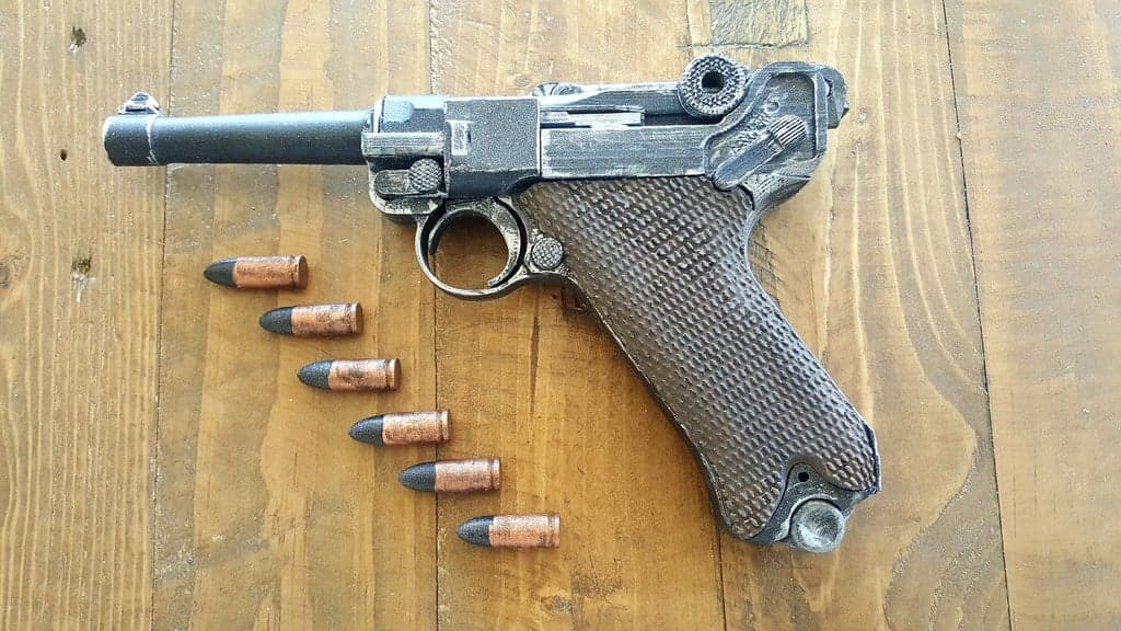 Полная копия люгера PO8