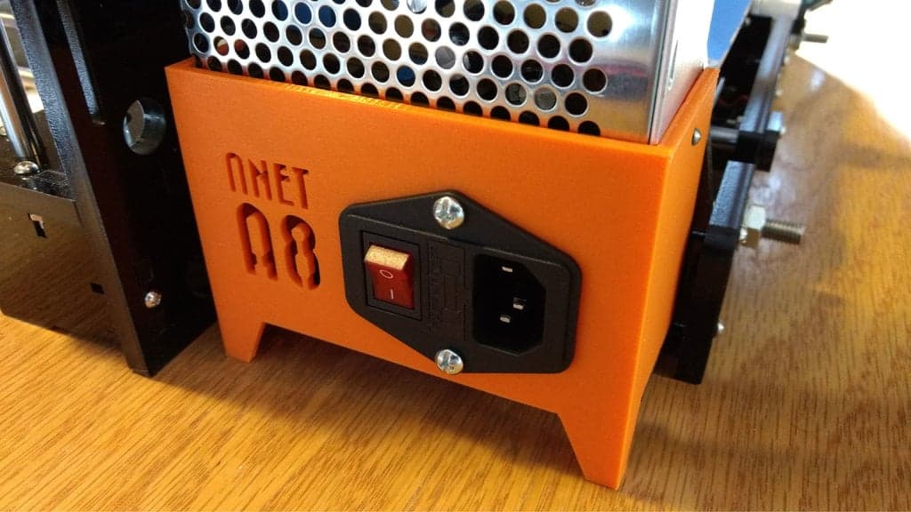 Anet A8 — крышка блока питания с выключателем