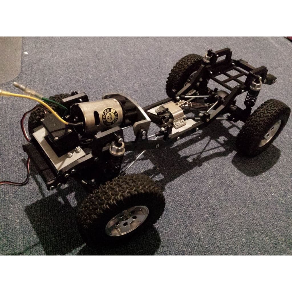 Rc Jeep Jk Chassis в полном масштабе Rc Car комплект 1/10 (кроме осей, коробки передач, амортизаторов, тяг и карданных валов)