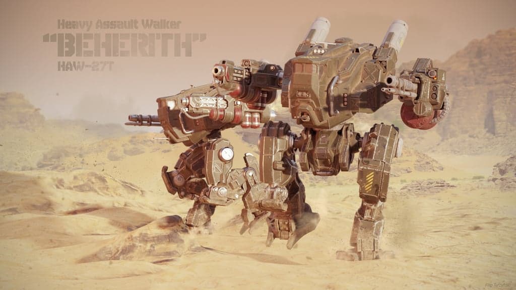 Тяжелый штурмовой мех HAW-27T