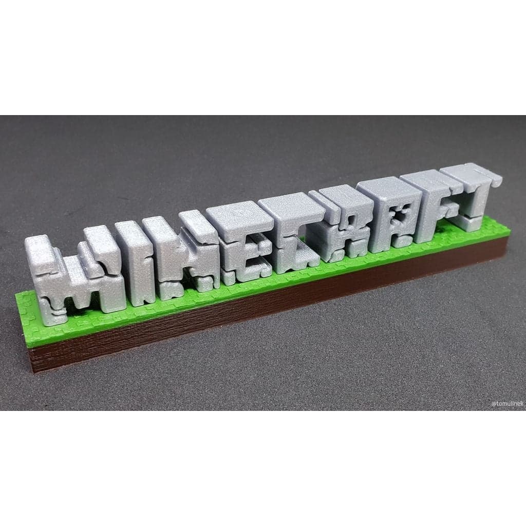 Логотип Майнкрафт 3D ⛏