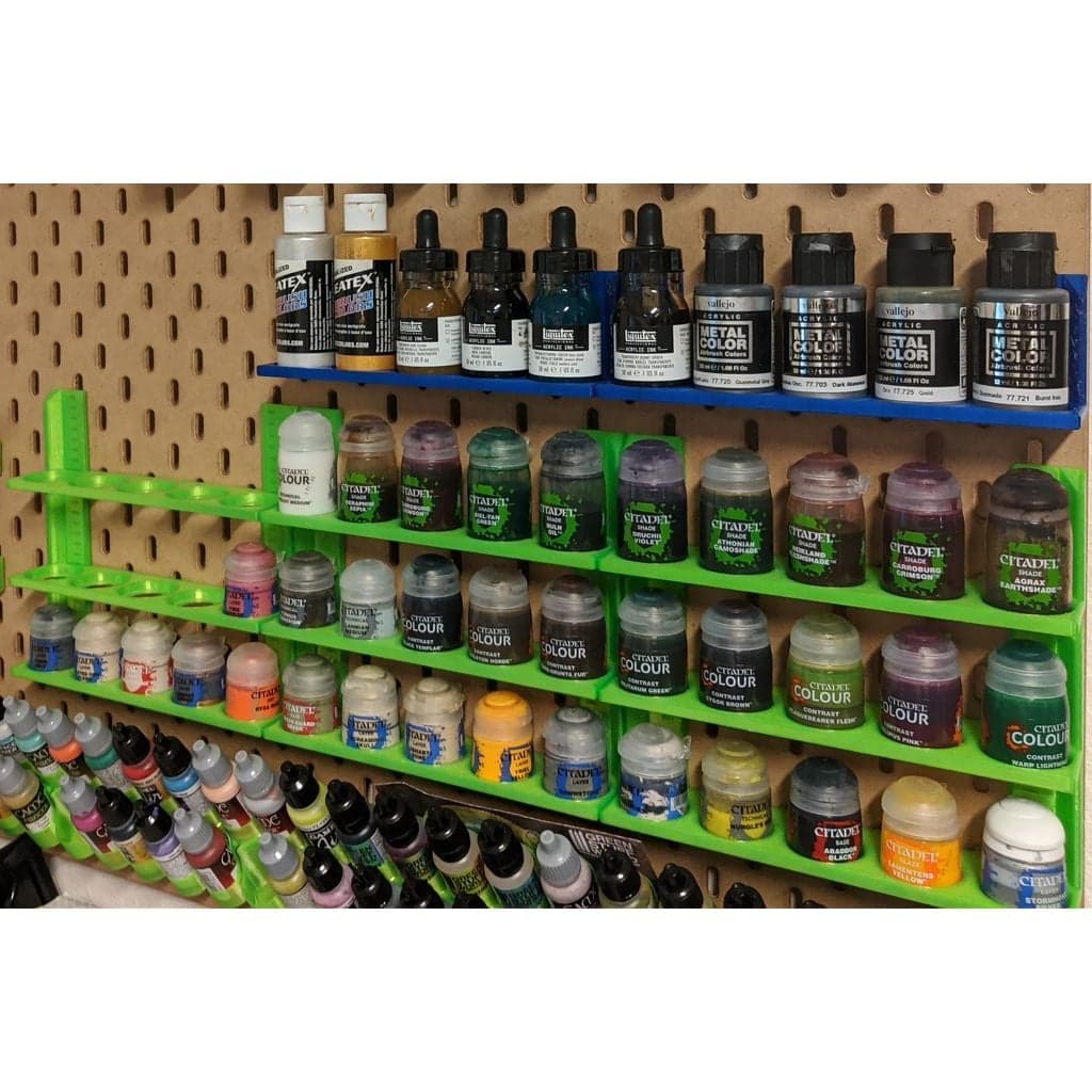 Держатель для бутылки с краской Ikea Skadis Pegboard Wargaming