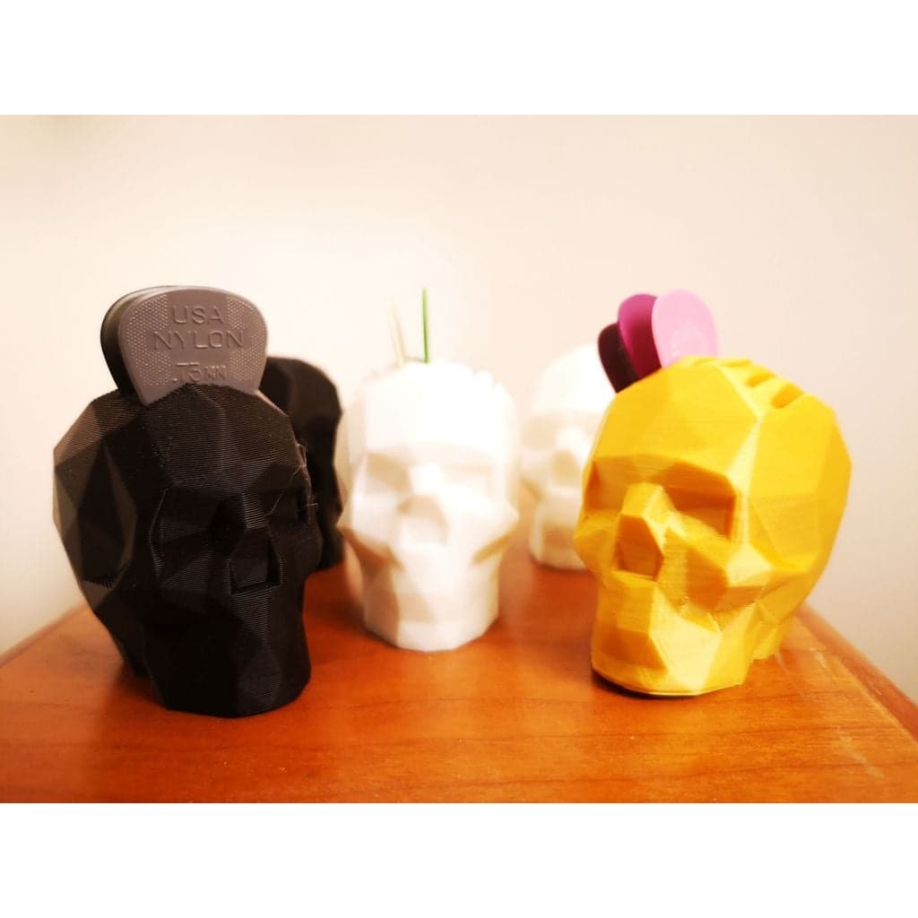 Держатель медиатора (Guitar Pick) — Low Poly Skull, ремикс