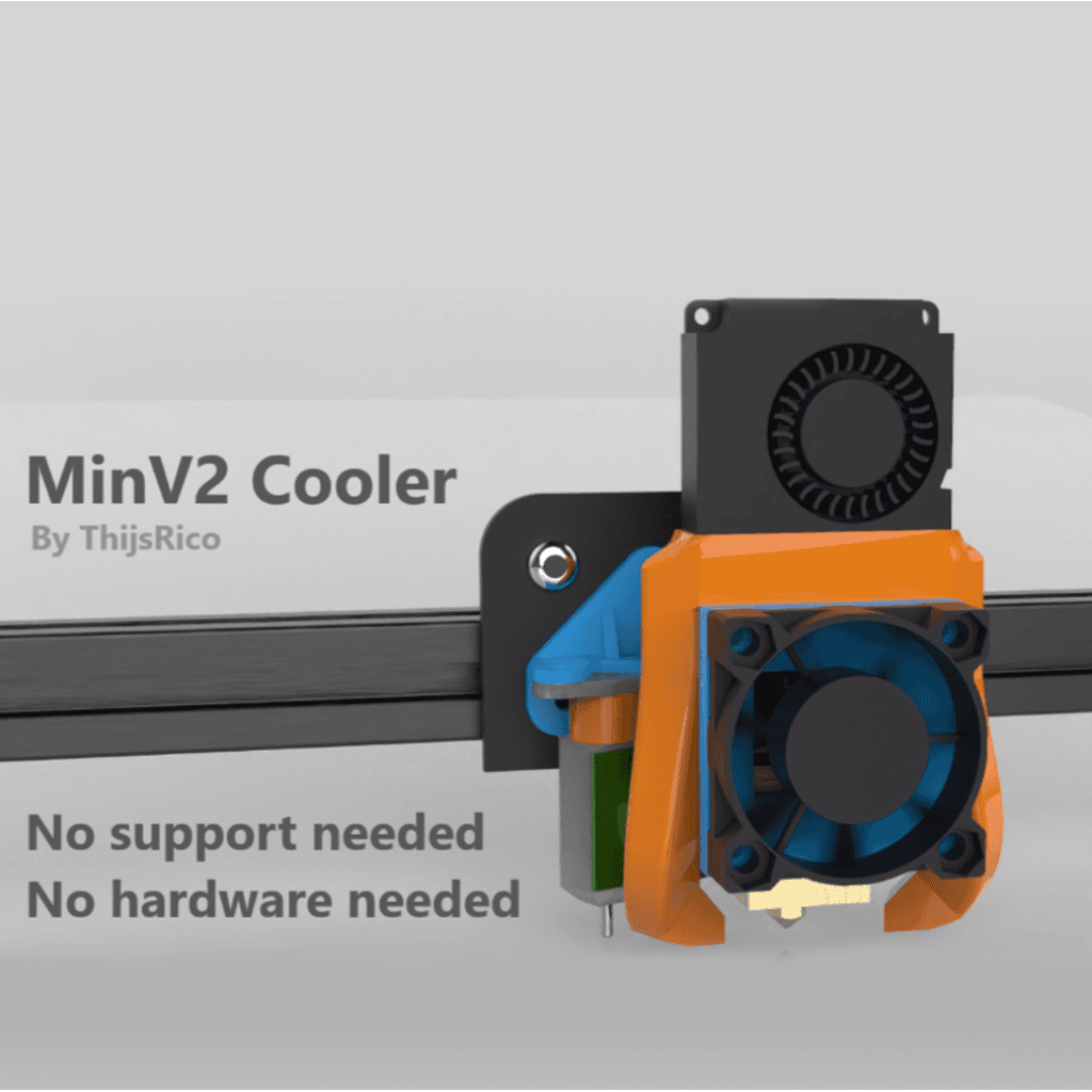 Крепление вентилятора MinV2 Ender 3