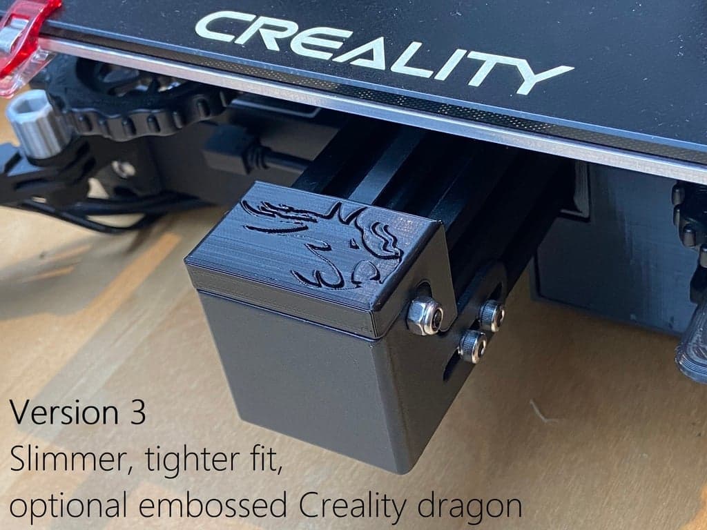 Крышка направляющей Ender 3 Pro обновлена до версии 3