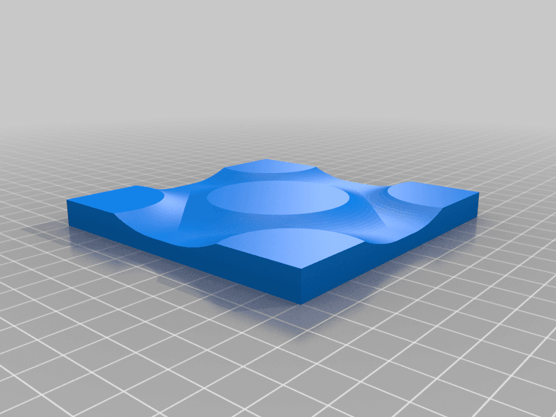 Тест неплоской 3D-печати