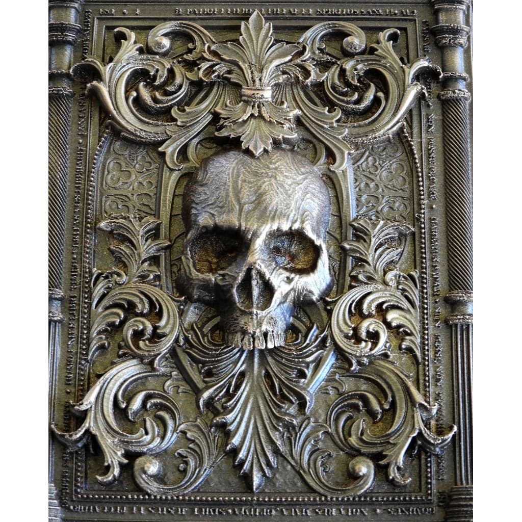 Череп в викторианской рамке для Чпу