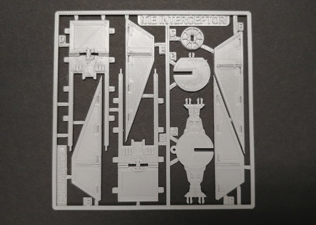 Карточка комплекта перехватчика Tie Fighter