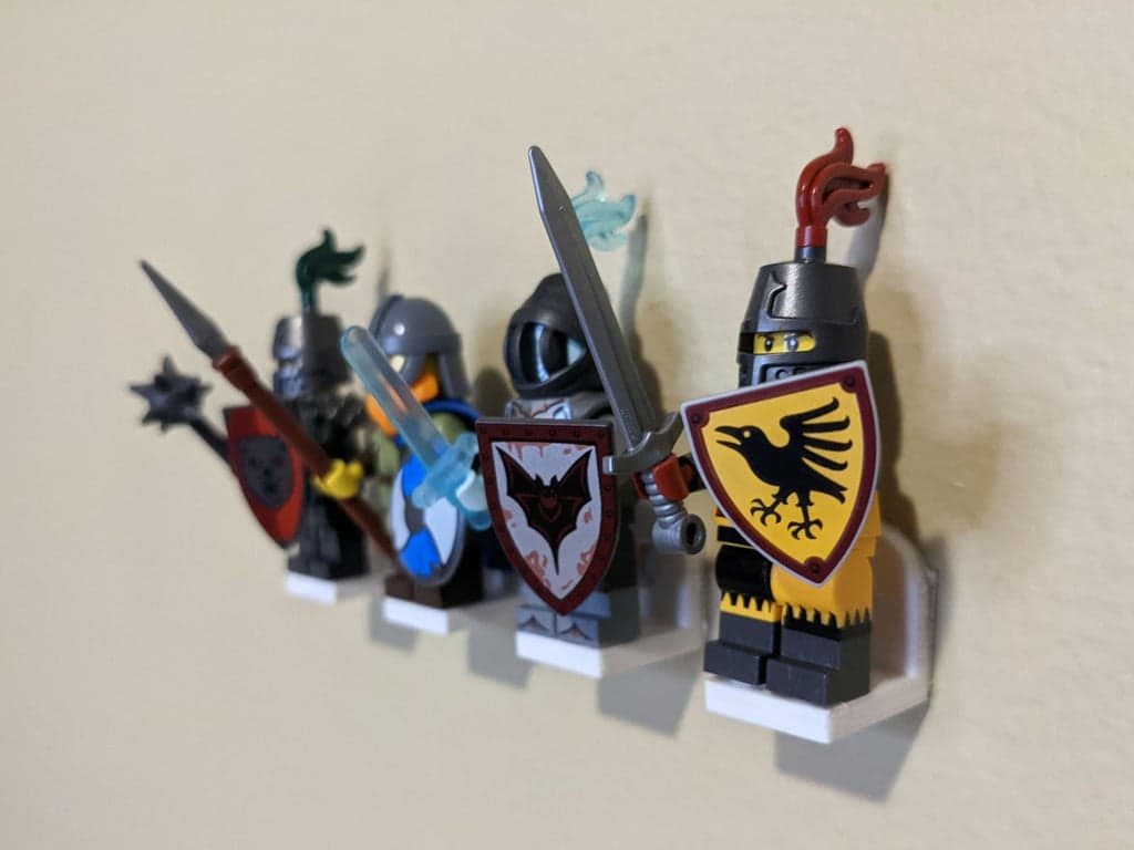 Крепление Brick: настенные крепления, совместимые с LEGO® Minifig