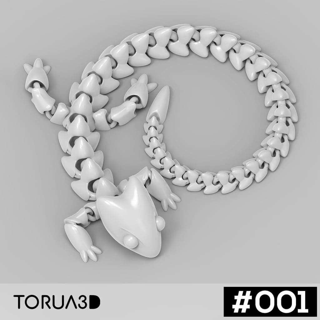 Шарнирно-сочлененный дракон 001