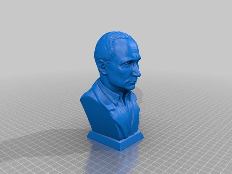 Бюст Владимира Путина - без галстука