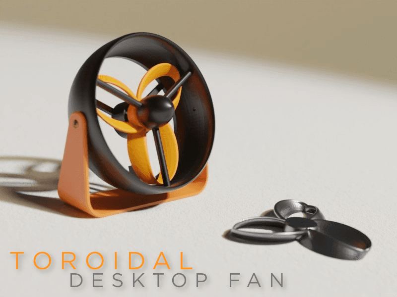 Настольный Usb-вентилятор с тороидальными лезвиями