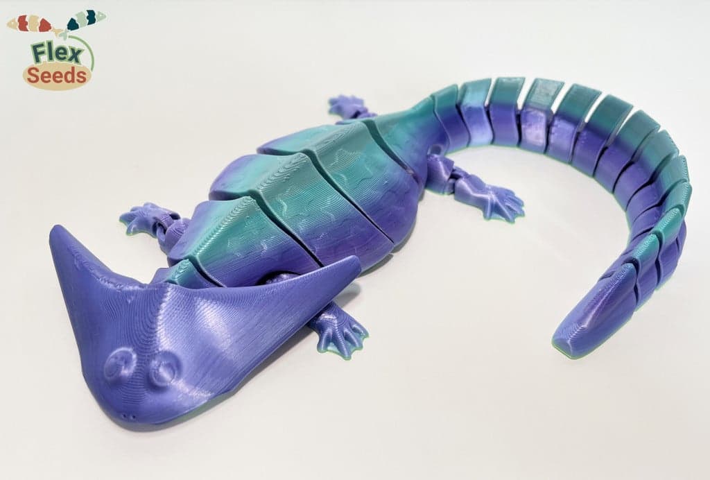 Flexi Diplocaulus (печать на месте)