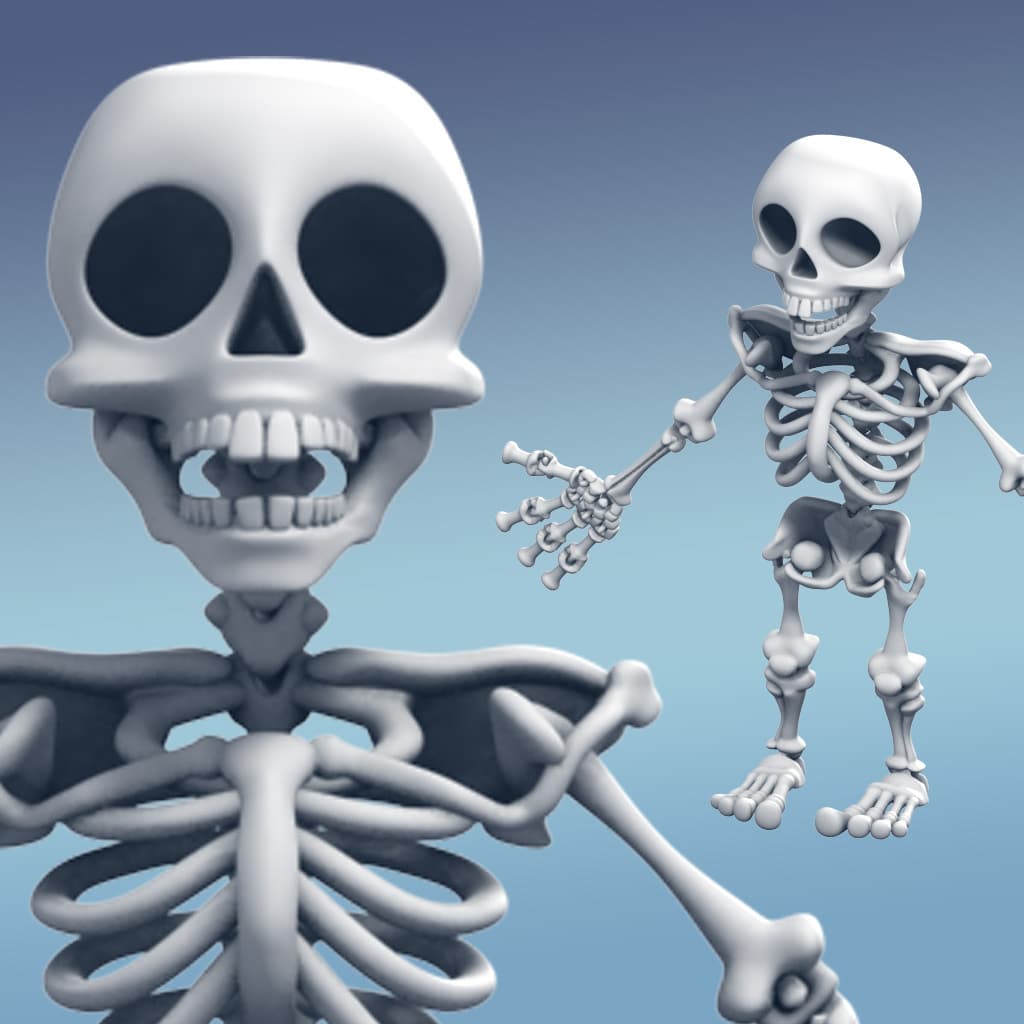 Скелет (складывается и перемещается)
