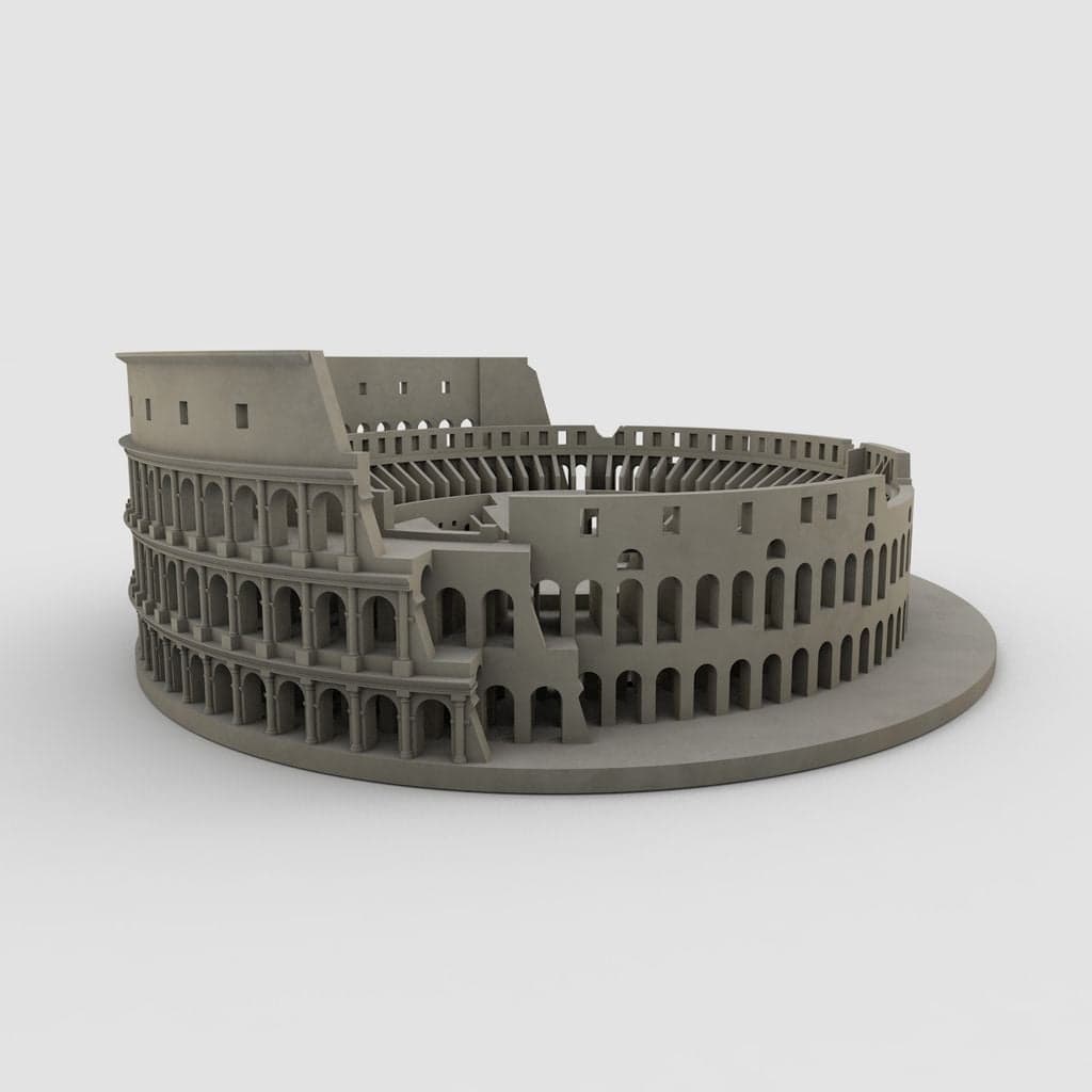 Полностью напечатанный на 3D-принтере Колизей