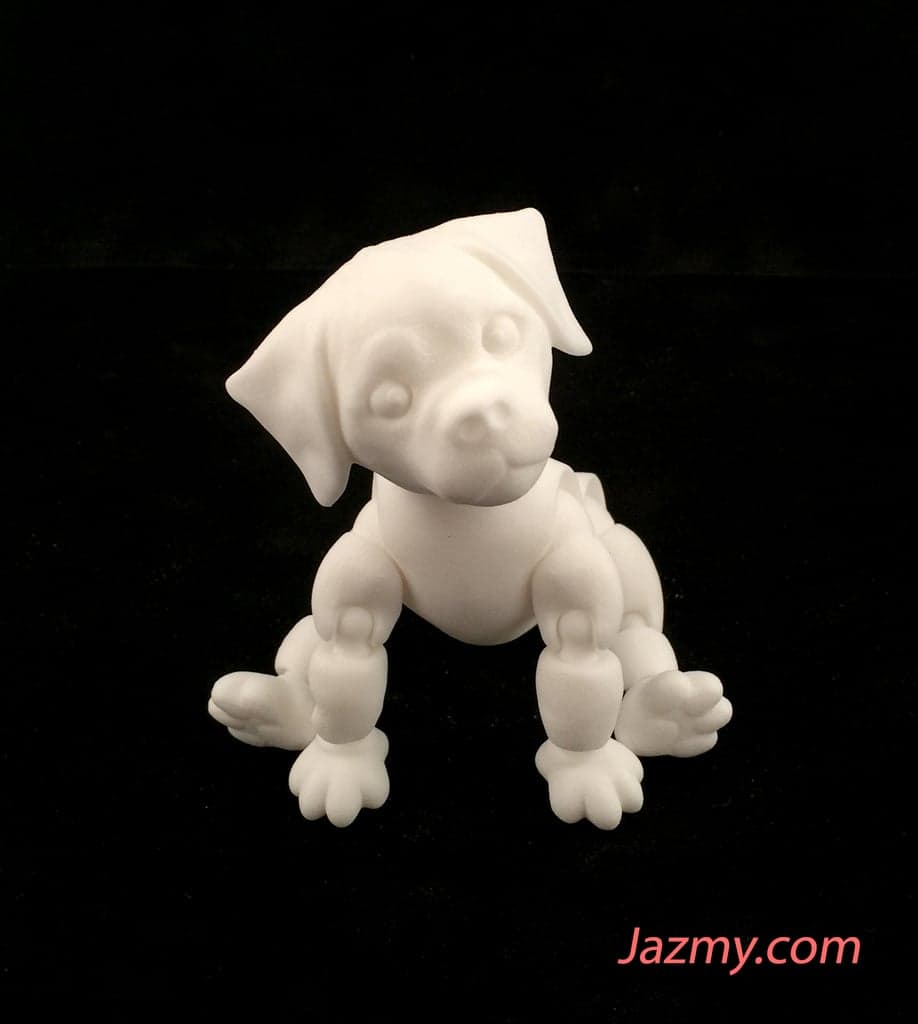 3D модель щенка с суставами